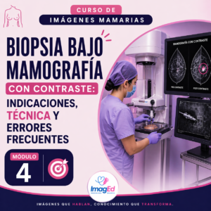Módulo 4: Biopsia bajo Mamografía con contraste: Indicaciones, técnica y errores frecuentes