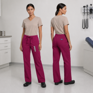 Pantalón clínico XS burdeo NUEVO