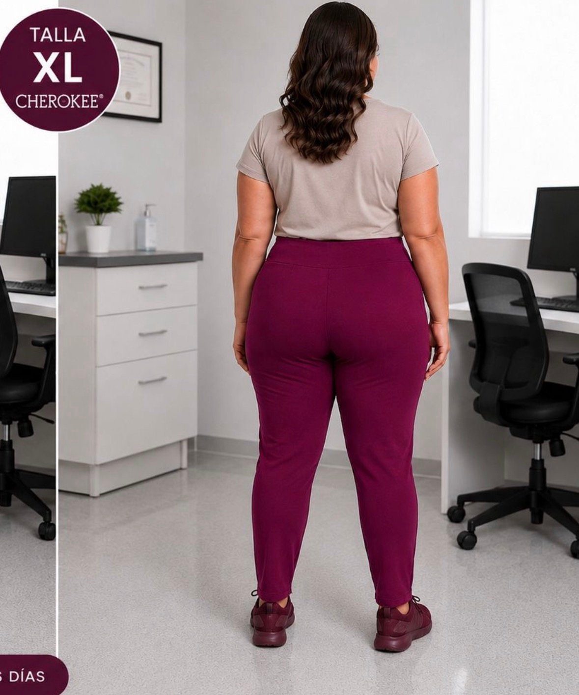 Pantalón clínico NUEVO Cherokee Talla XL - Imagen 2